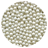 Perlas blancas y negras de 5mm